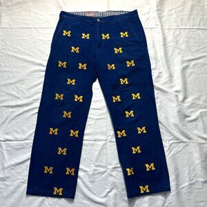 Pennington & Bailes Michigan Wolverines Stadium Pants Mens 34-32